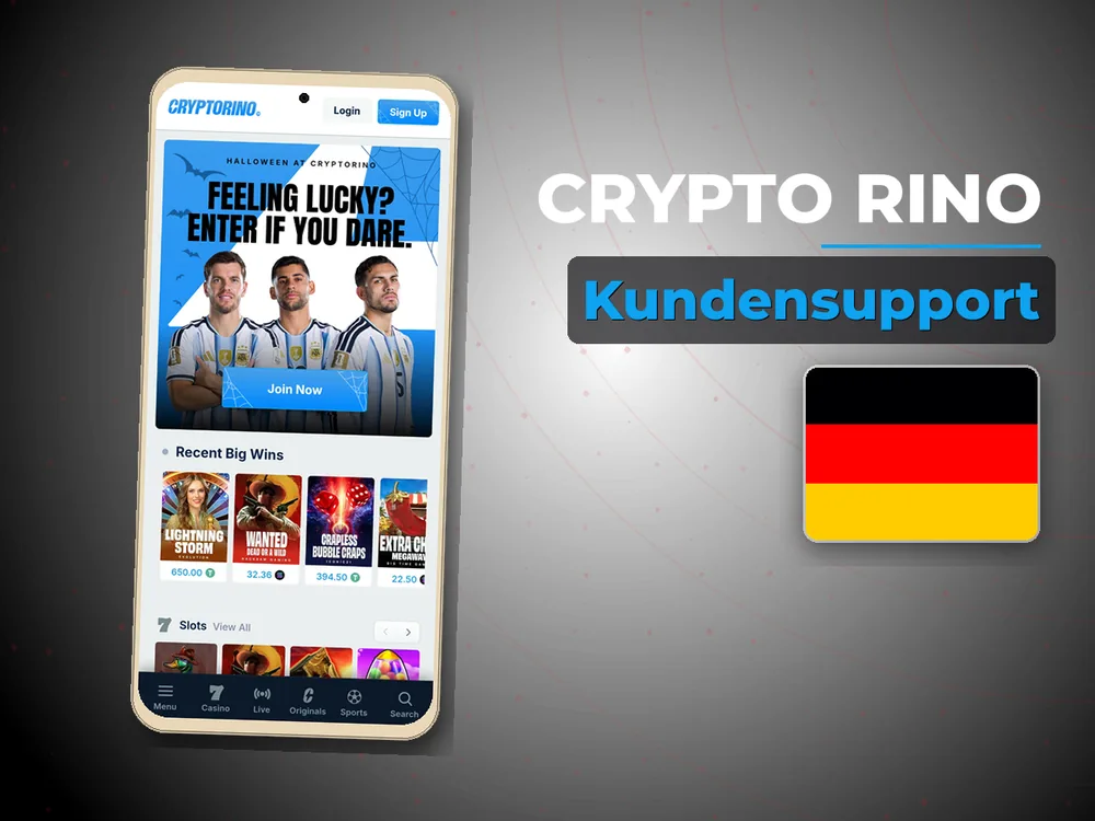 Crypto Rino - Kundensupport