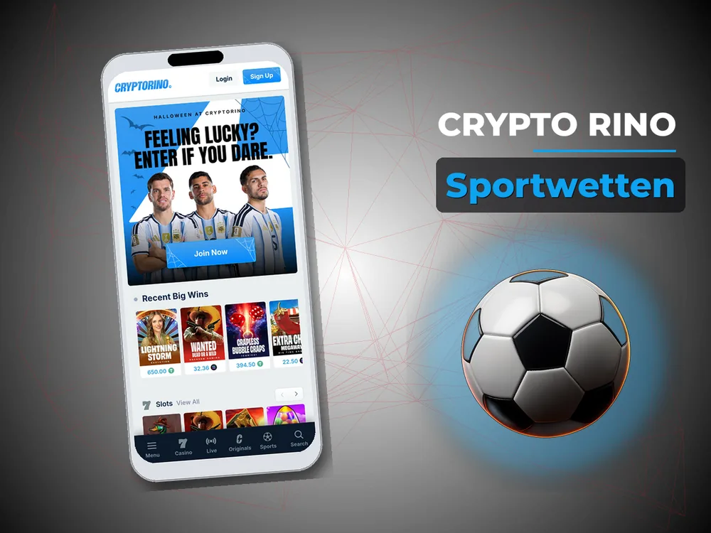 Crypto Rino - Sportwetten