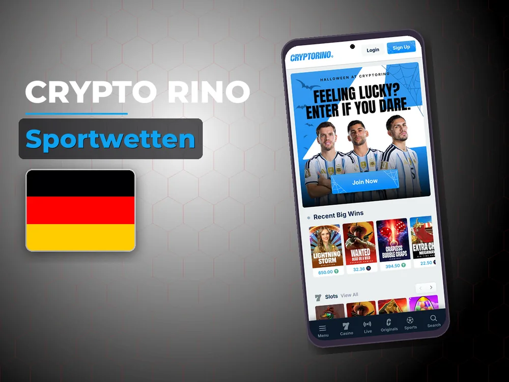 Crypto Rino - Sportwetten