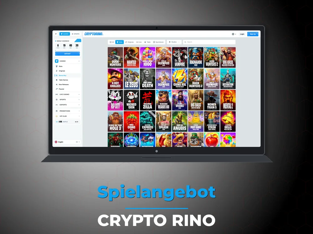 Crypto Rino - Spielangebot